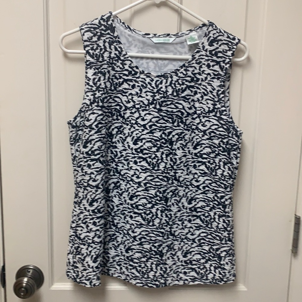 Small Tank Crinkled Material LAURA ASHLEY